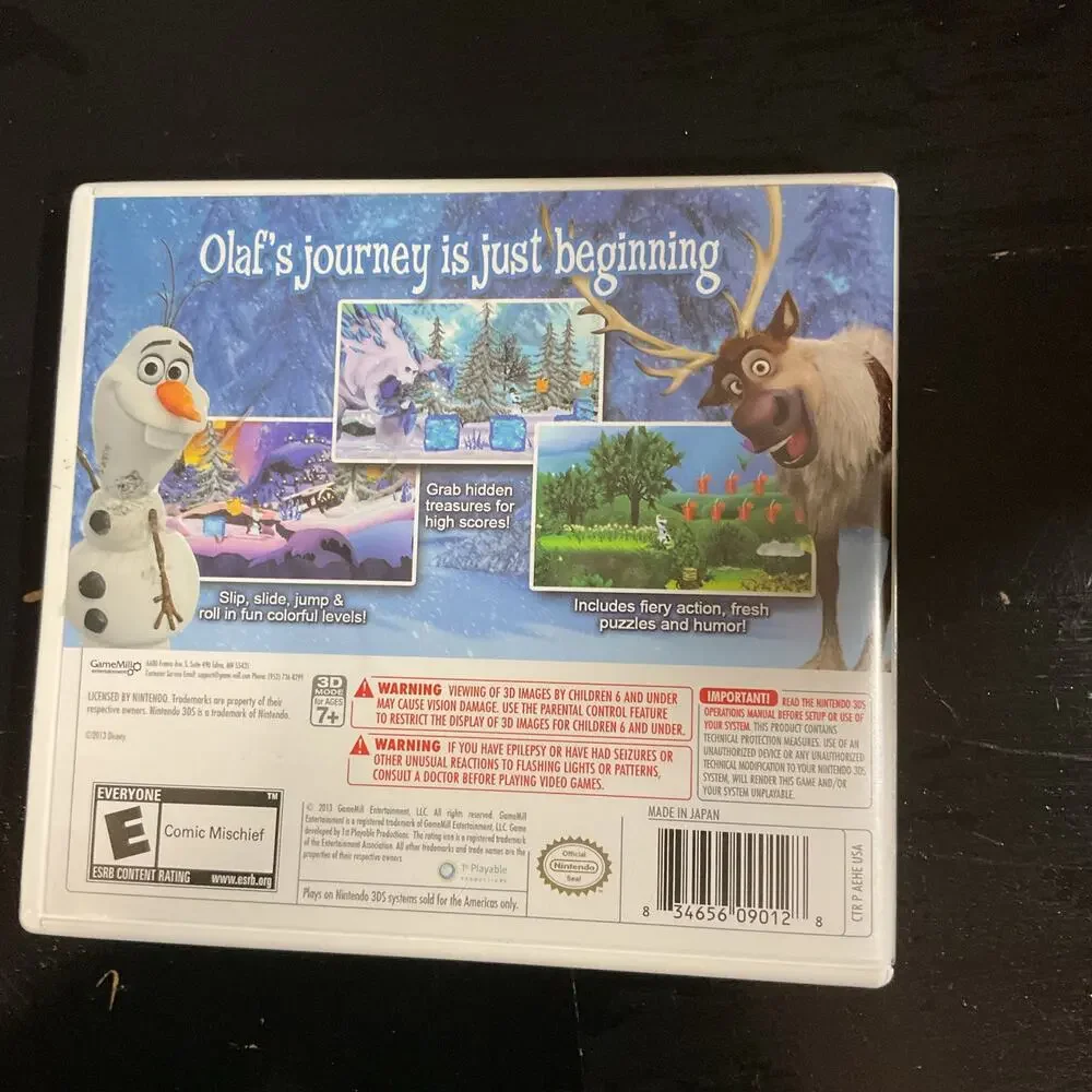 Nintendo 3DS Frozen Olaf's Quest